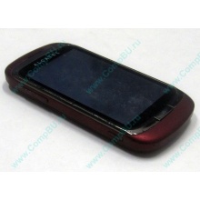 Красно-розовый телефон Alcatel One Touch 818 (Тюмень)