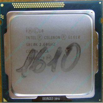 Процессор Intel Celeron G1610 (2x2.6GHz /L3 2048kb) SR10K s.1155 (Тюмень)