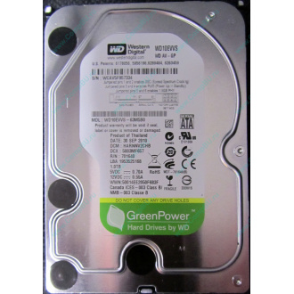 Б/У жёсткий диск 1Tb Western Digital WD10EVVS Green (WD AV-GP 1000 GB) 5400 rpm SATA (Тюмень)