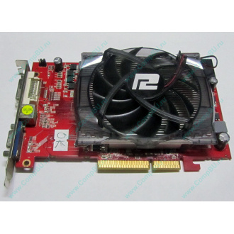Б/У видеокарта 1Gb ATI Radeon HD4670 AGP PowerColor R73KG 1GBK3-P (Тюмень)