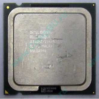 Процессор Intel Celeron D 345J (3.06GHz /256kb /533MHz) SL7TQ s.775 (Тюмень)